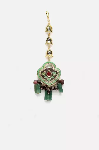 Neela panja maang tikka hair jewellery