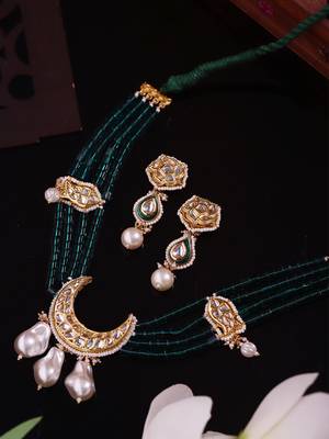 Jaadui necklace with earring jewellery set 2
