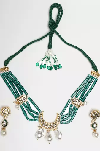 Jaadui necklace with earring jewellery set
