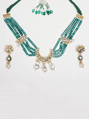 Jaadui necklace with earring jewellery set 4