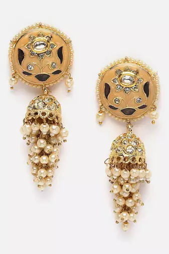 Iced jhumka earring