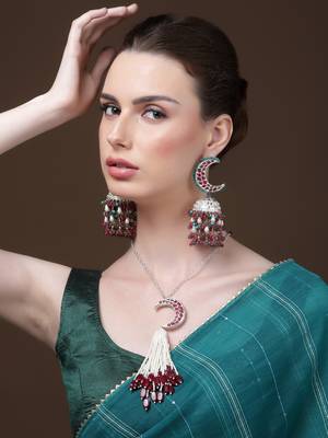 Gul-e-surkh jhumka earring 1