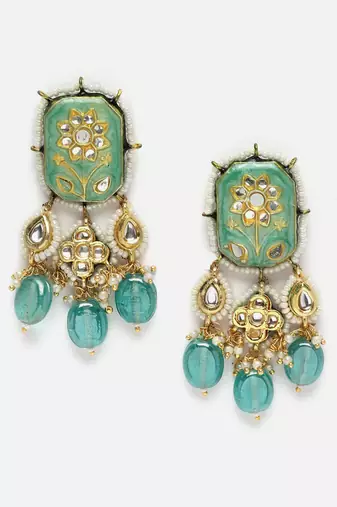 Neela phirki drop earring