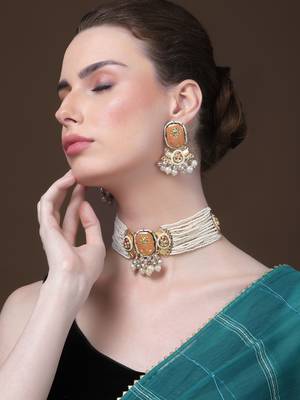 Vermilion drop earring 1