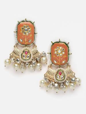 Vermilion drop earring 3