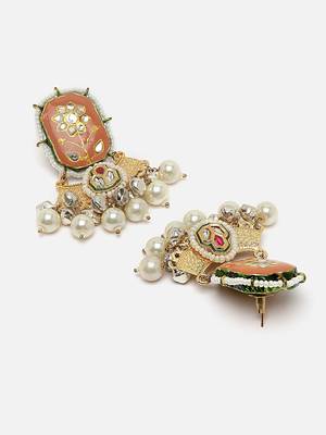 Vermilion drop earring 4