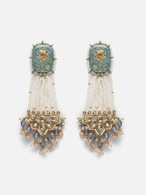 Neel jhumka drop earring 3