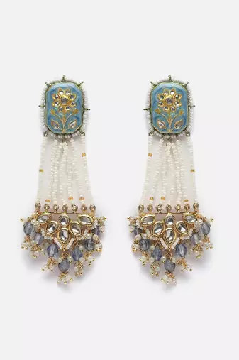 Neel jhumka drop earring