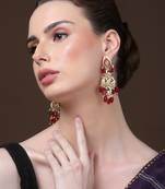 Aabshaar aag drop earring