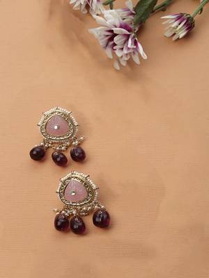 Coral drop earring 2