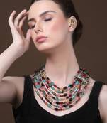 Hara gulab drop earring