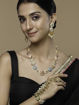 Opal hath phool hand jewellery 1