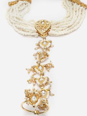 Meringue hath phool hand jewellery 4