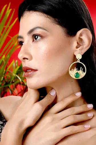 Sanwarna drop earring