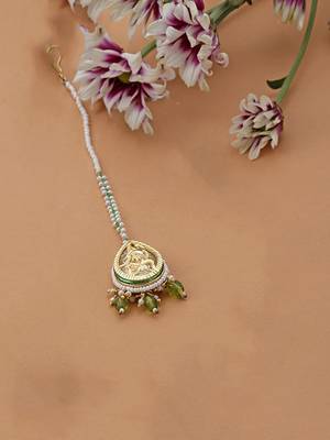 Spruce maang tikka hair jewellery 2