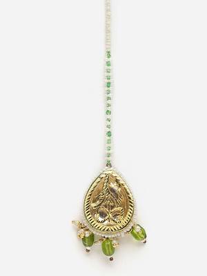 Spruce maang tikka hair jewellery 4