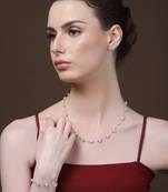 Gul-e-firdous string necklace