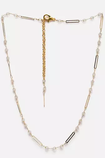 Swirl string necklace