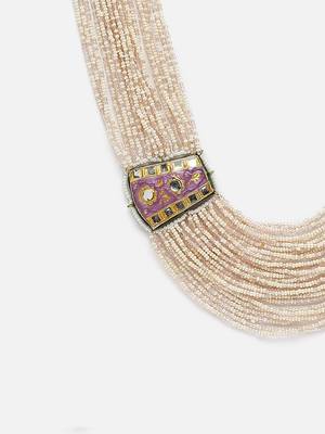 Boysenberry string necklace 4