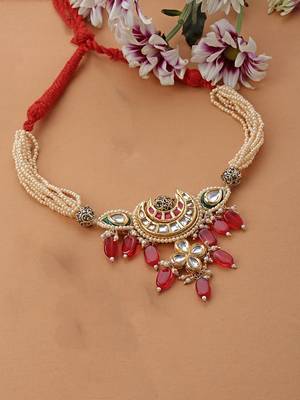 Cheeni chamak chokar necklace 2