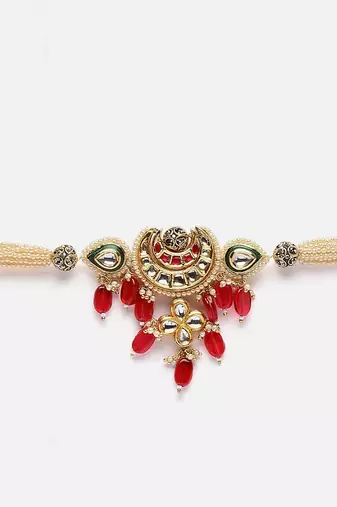 Cheeni chamak chokar necklace