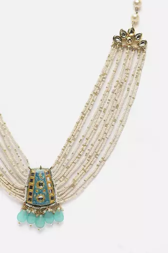 Neela guldasta haar necklace