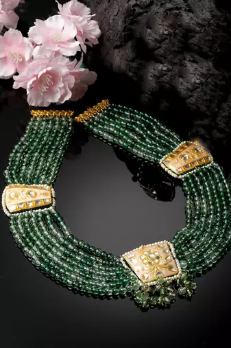 Opal haar necklace