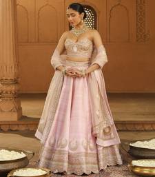 Mehnoor Razana Blush Pink Light Lehenga Set