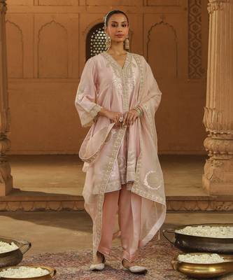 Rose Short Kalidaar Faria Anarkali Punjabi Salwar Suit 1