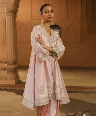 Rose Short Kalidaar Faria Anarkali Punjabi Salwar Suit 5