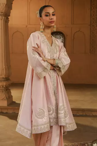 Rose Short Kalidaar Faria Anarkali Punjabi Salwar Suit