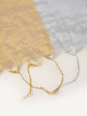white and yellow handloom tissue saree 5