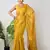 Aakar yellow handloom tissue saree