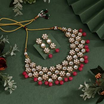 Magenta necklace-sets 2
