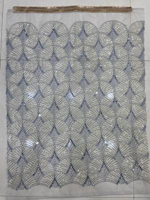 Glamorous Light Grey Net With Sequins And Thread Embroidery Real Mirror Work Lehenga Choli For Wedding 6