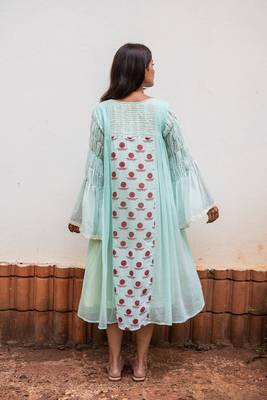 Side panelled dress 2