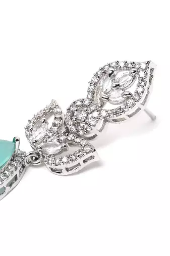 Styslish turquoise water drop earrings