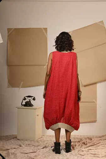 Balloon jacket dress