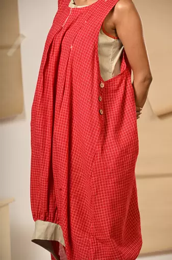 Balloon jacket dress