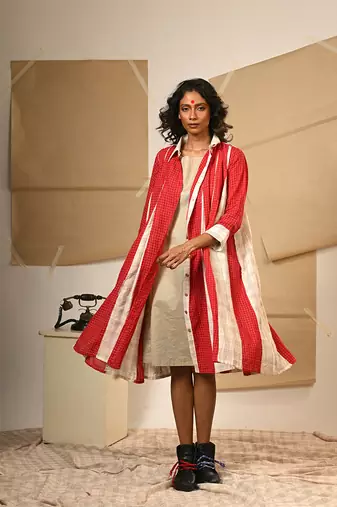 Box pleat dress