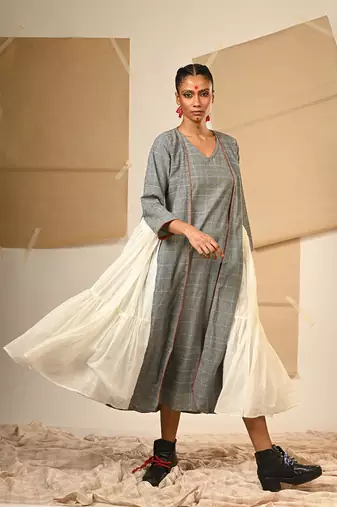 Tierred maxi dress