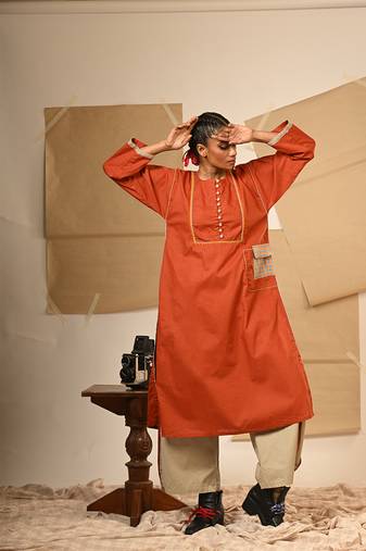 Rust tunic