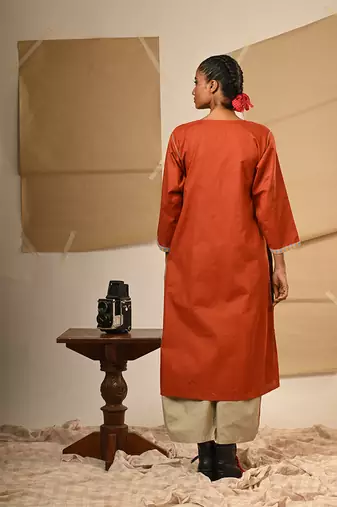 Rust tunic