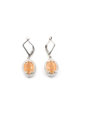 American diamond organza pendant set for daily wear - classy & timeless look 5