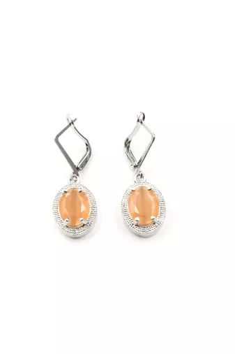 American diamond organza pendant set for daily wear - classy & timeless look