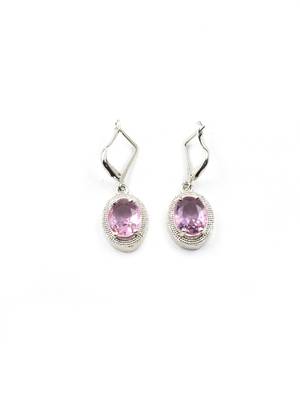 American diamond crystal pink pendant set for daily wear -  classy & timeless look 5