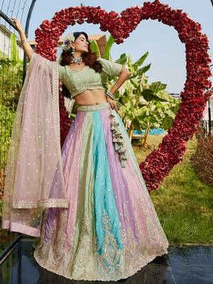 Multicolor Women Lehenga Choli for Women 1