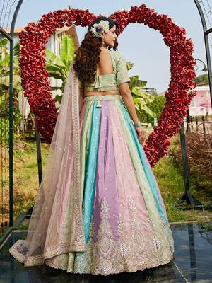 Multicolor Women Lehenga Choli for Women 2