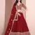 Red Art Silk Designer Lehenga With Blouse
