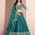 Turquoise Art Silk Designer Lehenga With Blouse